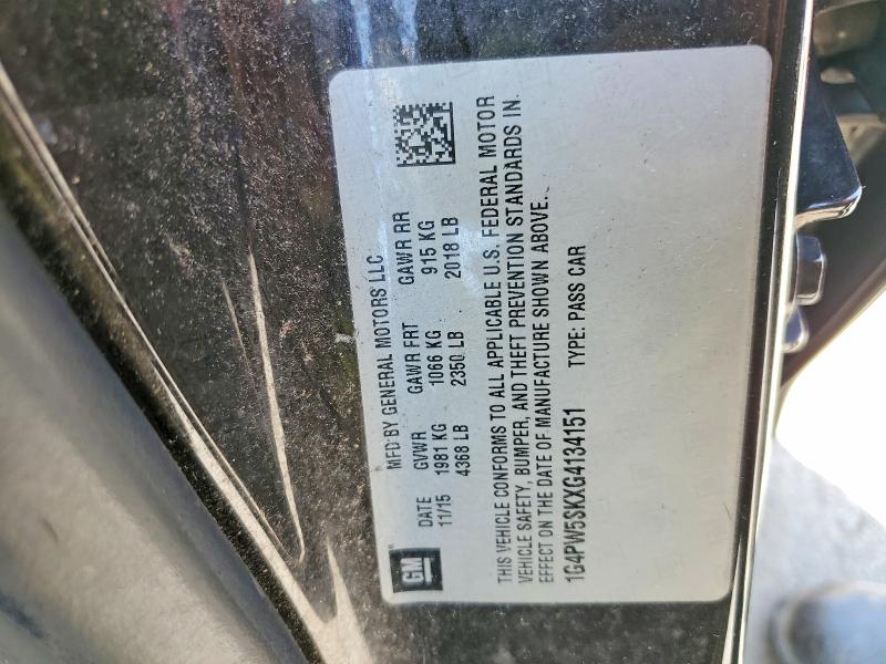 Продаж на аукціоні авто 2016 Buick Verano, vin: 1G4PW5SKXG4134151, номер лоту: 41740756