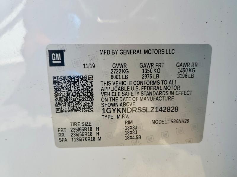 Aukcja sprzedaży 2020 Cadillac Xt5, vin: 1GYKNDRS5LZ142828, numer aukcji: 47634236