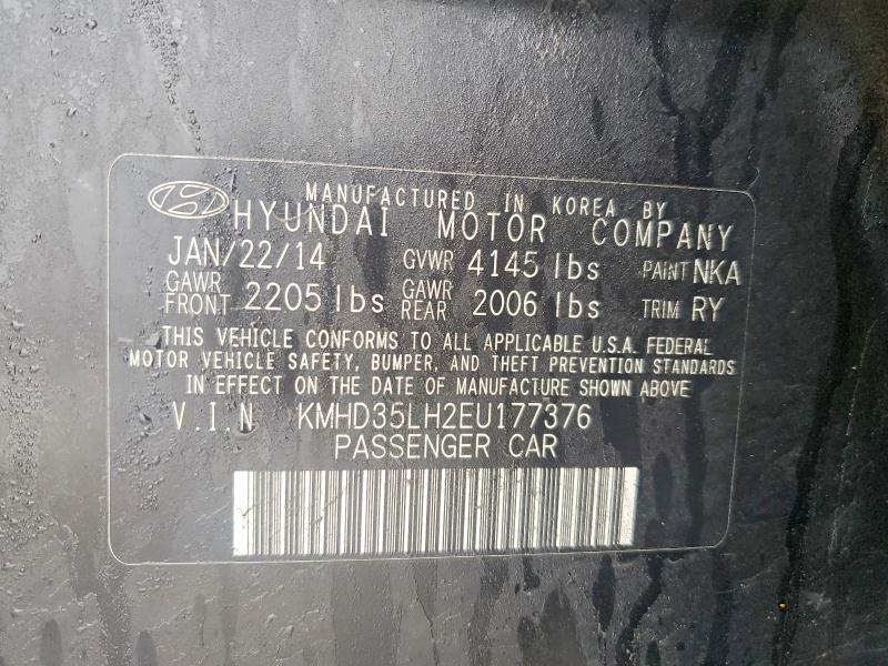 Продаж на аукціоні авто 2014 Hyundai Elantra Gt, vin: KMHD35LH2EU177376, номер лоту: 41722146