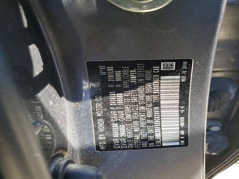 2017 Honda Accord მანქანა იყიდება აუქციონზე, vin: JHMCR6F5XHC020810, აუქციონის ნომერი: 41810186
