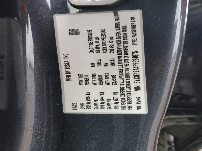 Aukcja sprzedaży 2023 Tesla Model 3, vin: 5YJ3E1EA4PF624675, numer aukcji: 79303915