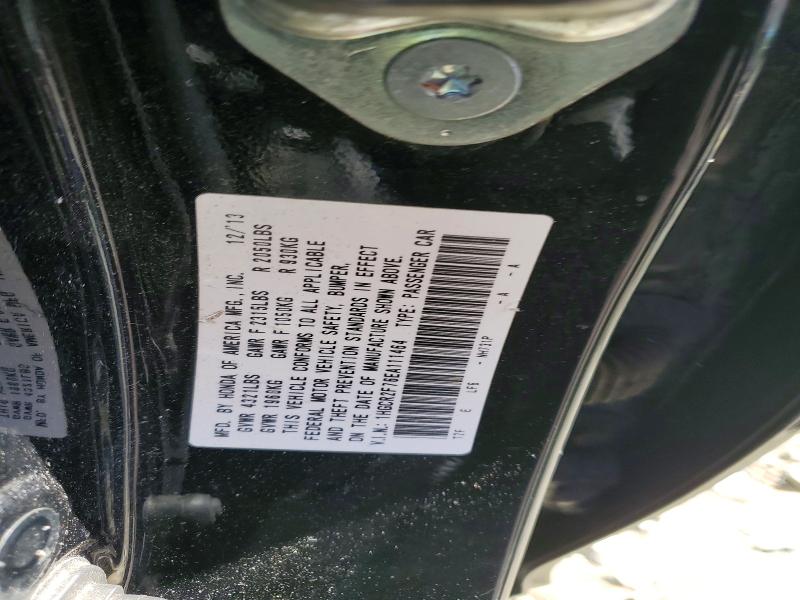 2014 Honda Accord მანქანა იყიდება აუქციონზე, vin: 1HGCR2F76EA111464, აუქციონის ნომერი: 46419066
