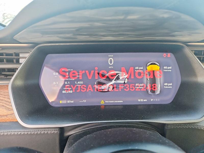 Aukcja sprzedaży 2020 Tesla Model S, vin: 5YJSA1E22LF352248, numer aukcji: 47044946