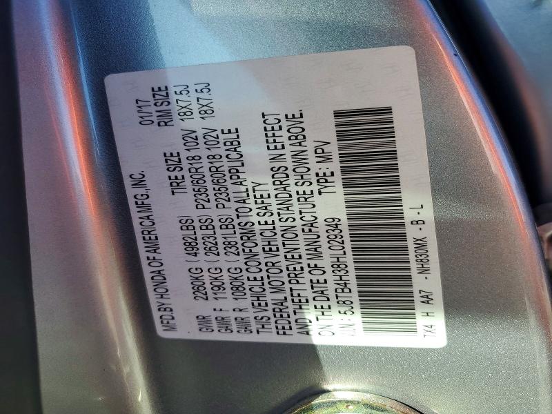 Продажа на аукционе авто 2017 Acura Rdx, vin: 5J8TB4H38HL029349, номер лота: 46047536