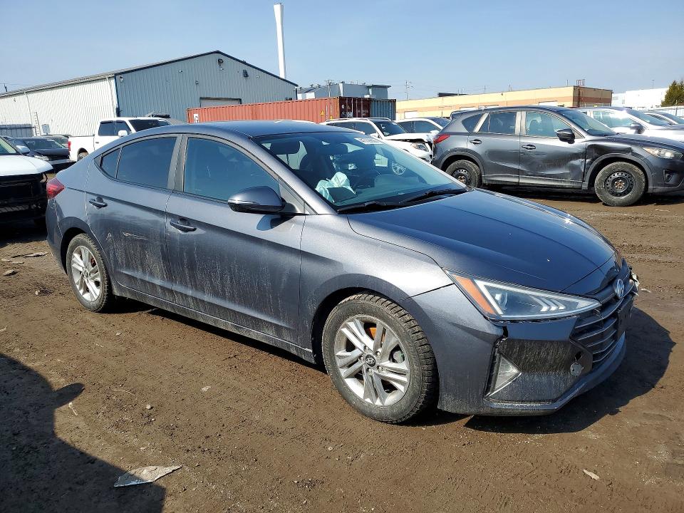 2019 Hyundai Elantra Preferred 4d მანქანა იყიდება აუქციონზე, vin: KMHD84LF9KU808792, აუქციონის ნომერი: 41739866