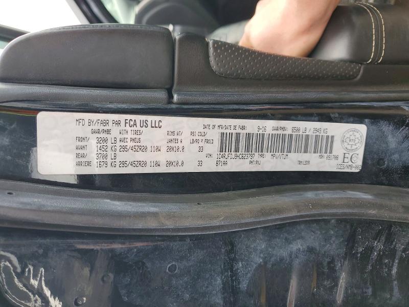 46183136 :رقم المزاد ، 1C4RJFDJ9HC623797 vin ، 2017 Jeep Grand Cherokee مزاد بيع