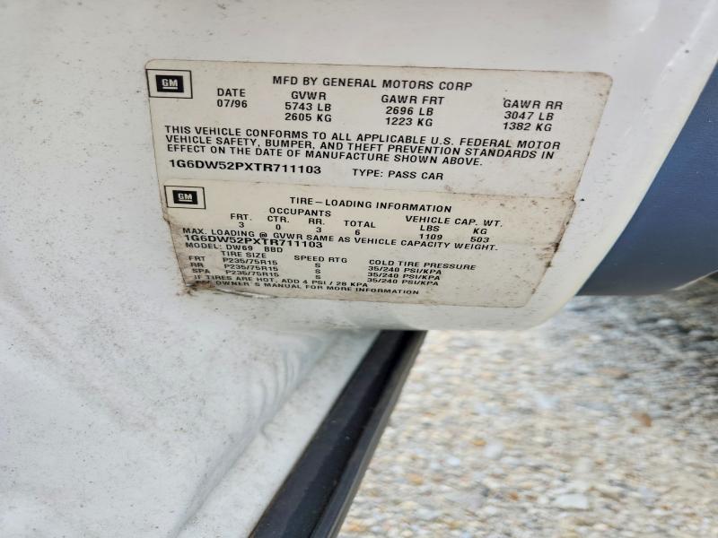 Продаж на аукціоні авто 1996 Cadillac Fleetwood, vin: 1G6DW52PXTR711103, номер лоту: 47008086