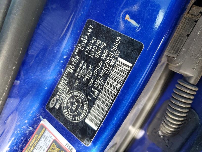 Продажа на аукционе авто 2023 Hyundai Elantra, vin: KMHLM4AG0PU376409, номер лота: 79802905