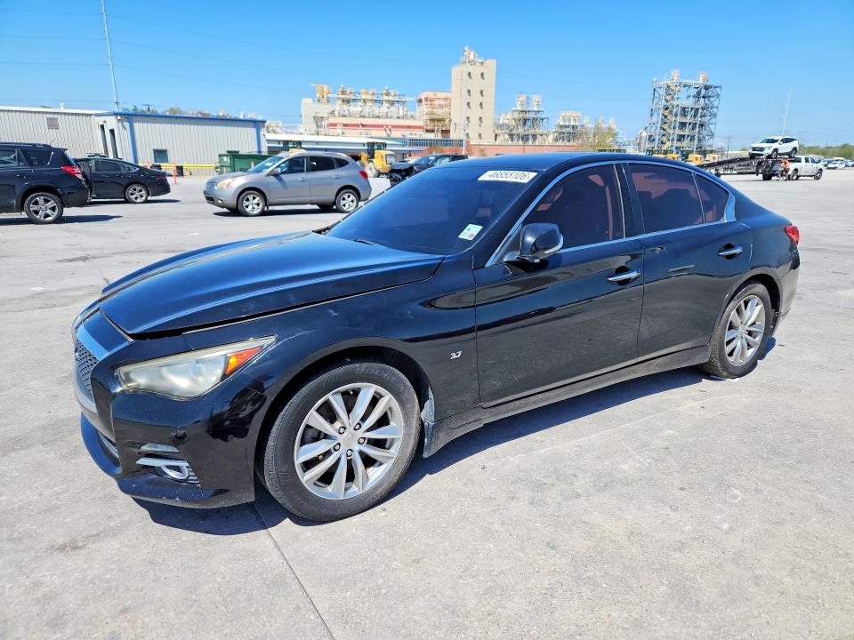 46855106 :رقم المزاد ، JN1BV7ARXEM684221 vin ، 2014 Infiniti Q50 مزاد بيع