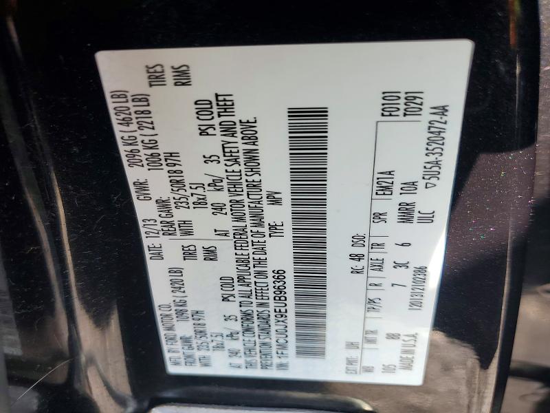 Продажа на аукционе авто 2014 Ford Escape, vin: 1FMCU0JX9EUB96366, номер лота: 41818966