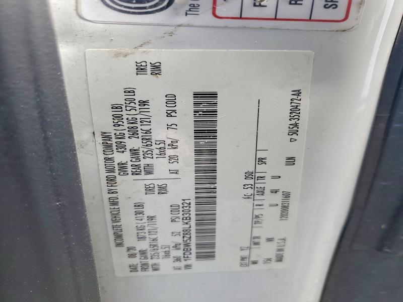 79976465 :رقم المزاد ، 1FDBW5Z88LKB30321 vin ، 2020 Ford Transit مزاد بيع