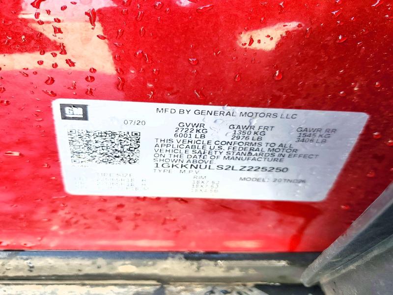 2020 Gmc Acadia მანქანა იყიდება აუქციონზე, vin: 1GKKNULS2LZ225250, აუქციონის ნომერი: 48314456