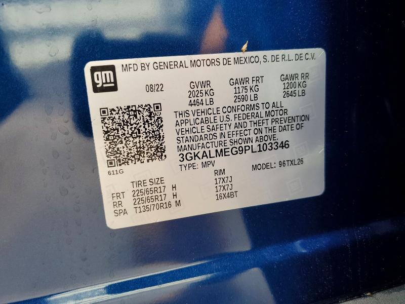 2023 Gmc Terrain მანქანა იყიდება აუქციონზე, vin: 3GKALMEG9PL103346, აუქციონის ნომერი: 46262756