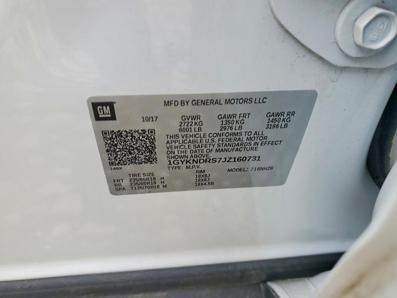 Aukcja sprzedaży 2018 Cadillac Xt5, vin: 1GYKNDRS7JZ160731, numer aukcji: 47243996