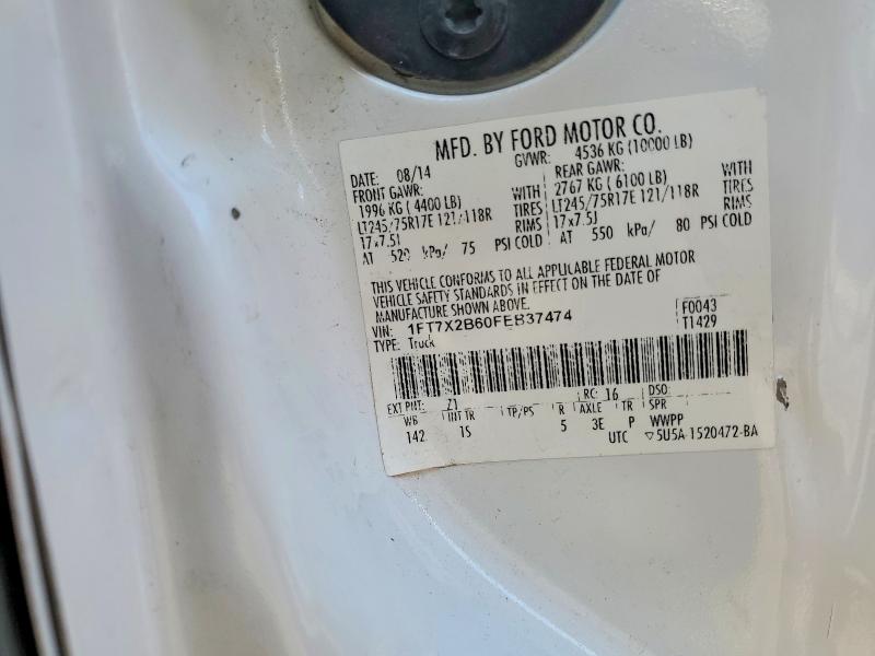 2015 Ford F250 მანქანა იყიდება აუქციონზე, vin: 1FT7X2B60FEB37474, აუქციონის ნომერი: 46690466
