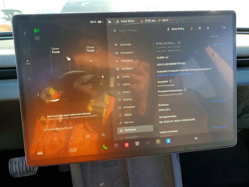 Продаж на аукціоні авто 2024 Tesla Model 3, vin: 5YJ3E1EB9RF797202, номер лоту: 47074976
