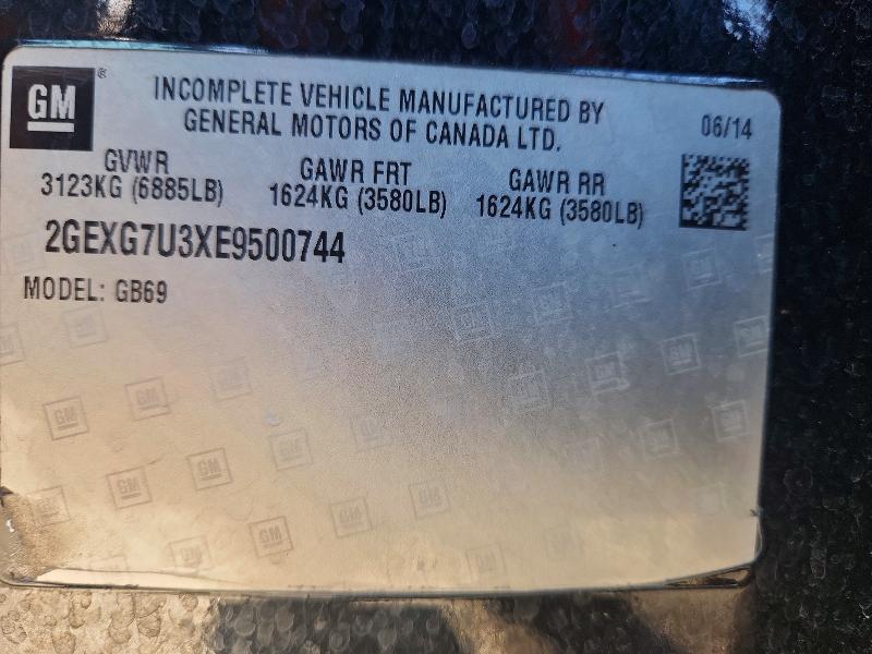 79913725 :رقم المزاد ، 2GEXG7U3XE9500744 vin ، 2014 Cadillac Xts مزاد بيع