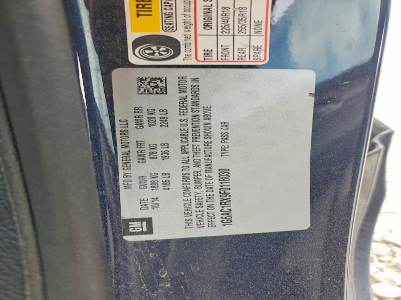 Aukcja sprzedaży 2015 Cadillac Ats, vin: 1G6AC1RX9F0118030, numer aukcji: 41591606