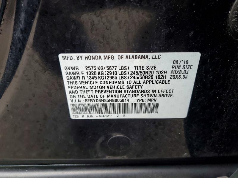 Aukcja sprzedaży 2017 Acura Mdx, vin: 5FRYD4H85HB005814, numer aukcji: 79915055