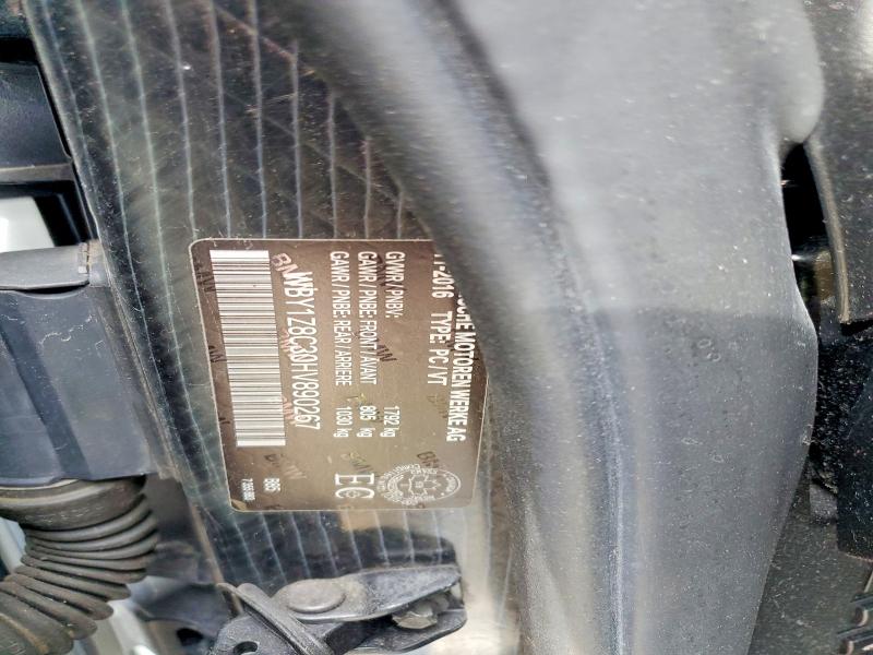47743396 :رقم المزاد ، WBY1Z8C30HV890267 vin ، 2017 Bmw I3 مزاد بيع