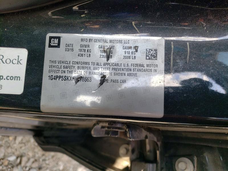 Aukcja sprzedaży 2015 Buick Verano, vin: 1G4PP5SKXF4178663, numer aukcji: 79109775