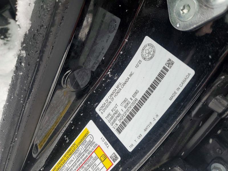 Продаж на аукціоні авто 2026 Honda Civic, vin: 2HGFE2F58TH105249, номер лоту: 41994896