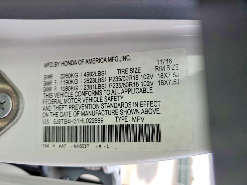 Продажа на аукционе авто 2017 Acura Rdx, vin: 5J8TB4H31HL022999, номер лота: 47631336