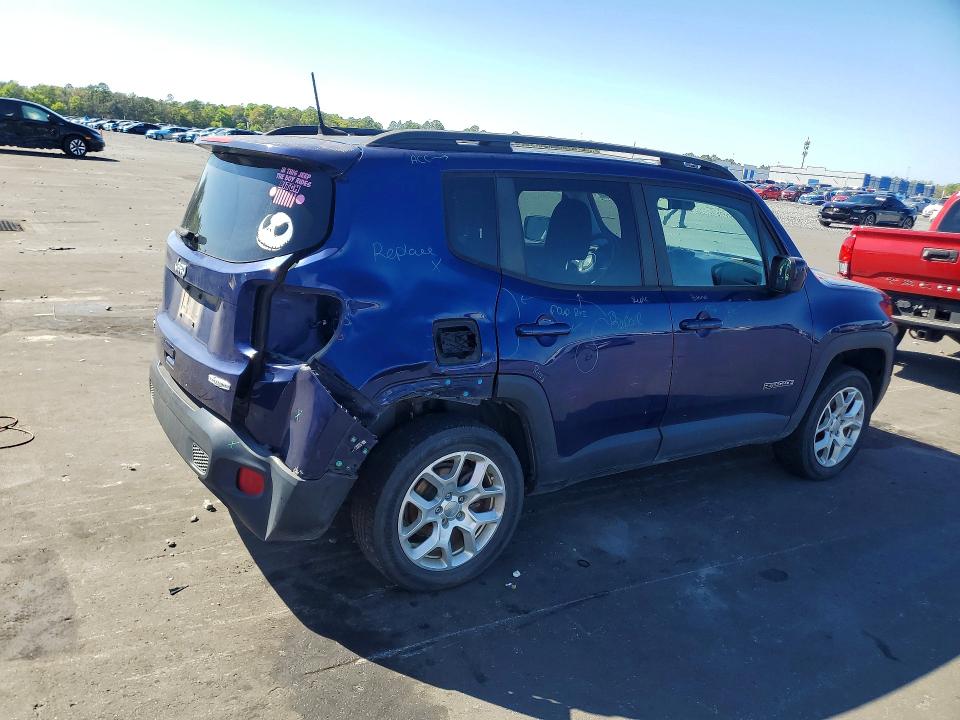 2018 Jeep Renegade მანქანა იყიდება აუქციონზე, vin: ZACCJBBB2JPH50550, აუქციონის ნომერი: 46726466