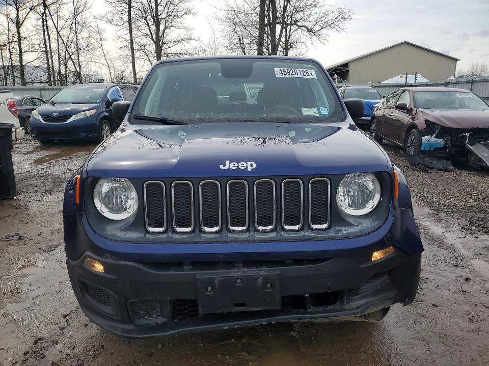 Продажа на аукционе авто 2018 Jeep Renegade, vin: ZACCJBAB5JPG72489, номер лота: 45926126