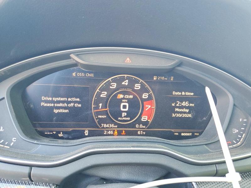Aukcja sprzedaży 2019 Audi Sq5, vin: WA1C4AFY9K2127478, numer aukcji: 47867516