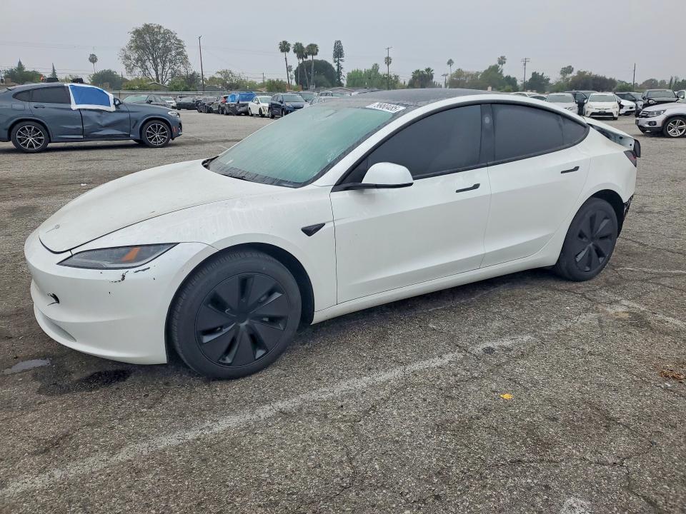 2025 Tesla 3 მანქანა იყიდება აუქციონზე, vin: 5YJ3E1EAXSF020556, აუქციონის ნომერი: 79980485