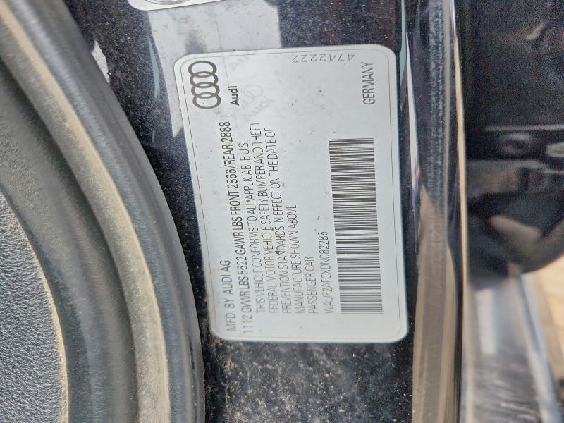 2013 Audi S6 მანქანა იყიდება აუქციონზე, vin: WAUF2AFCXDN082286, აუქციონის ნომერი: 46768156