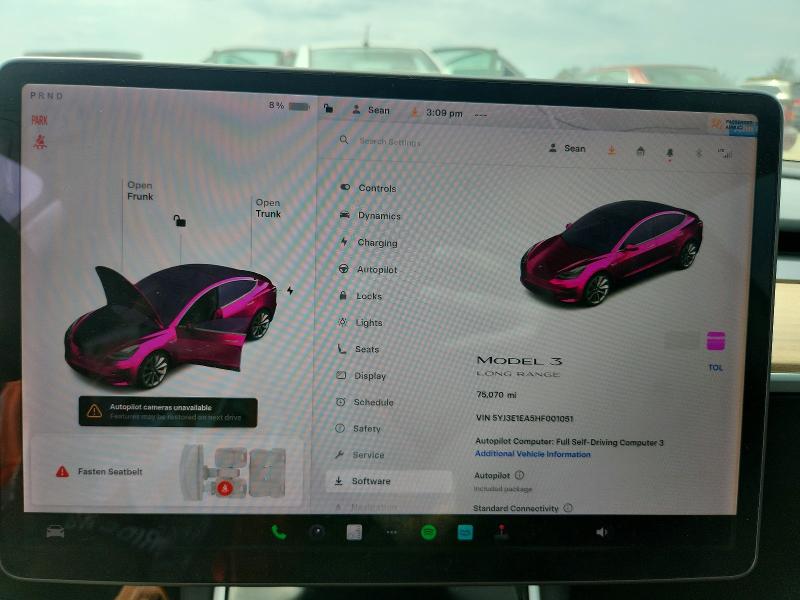 Продаж на аукціоні авто 2017 Tesla Model 3, vin: 5YJ3E1EA5HF001051, номер лоту: 47937686