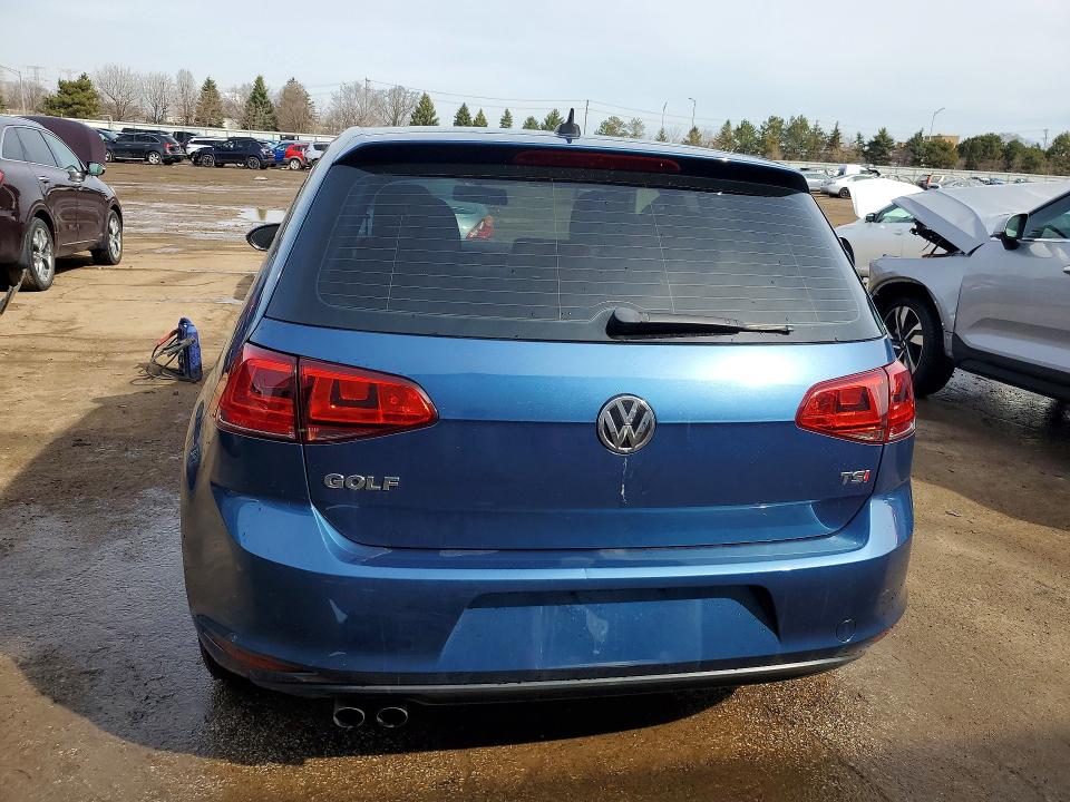 2016 Volkswagen Golf მანქანა იყიდება აუქციონზე, vin: 3VW817AU3GM005109, აუქციონის ნომერი: 46914496