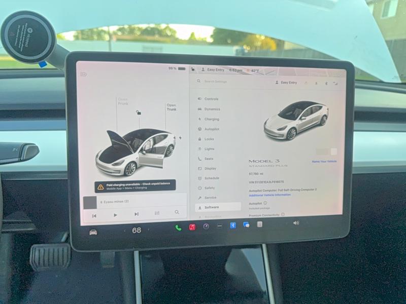 2020 Tesla Model 3 მანქანა იყიდება აუქციონზე, vin: 5YJ3E1EA3LF616075, აუქციონის ნომერი: 47659086