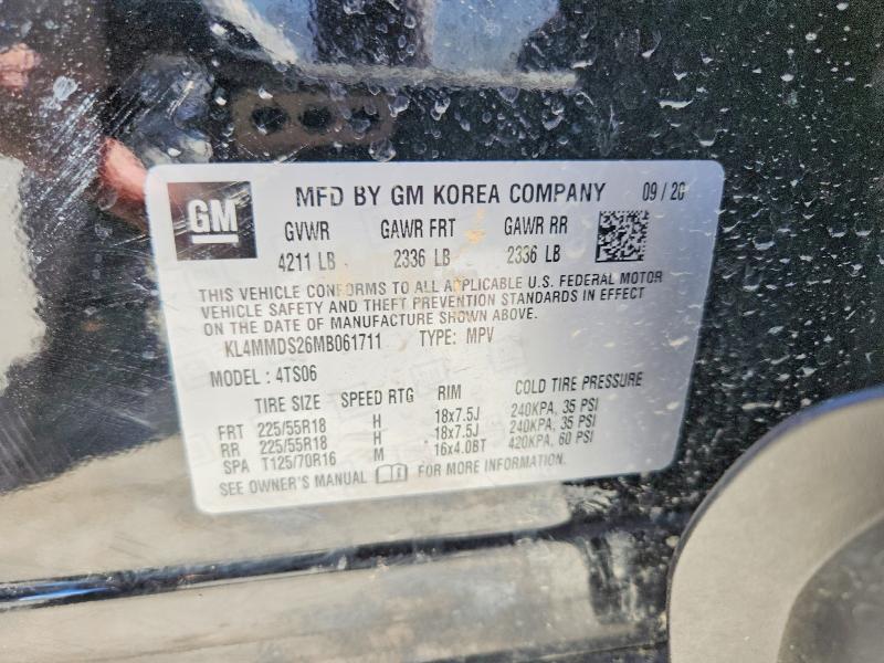 2021 Buick Encore Gx მანქანა იყიდება აუქციონზე, vin: KL4MMDS26MB061711, აუქციონის ნომერი: 47024296
