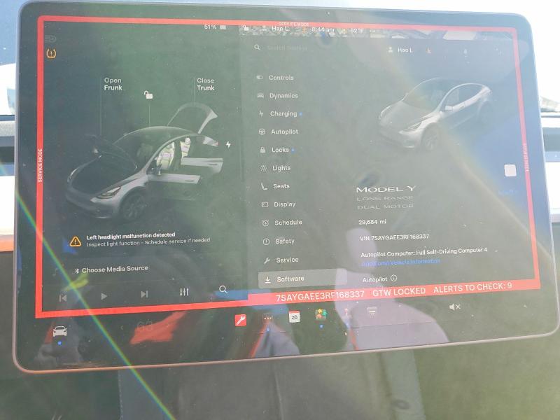 Aukcja sprzedaży 2024 Tesla Model Y, vin: 7SAYGAEE3RF168337, numer aukcji: 46955446