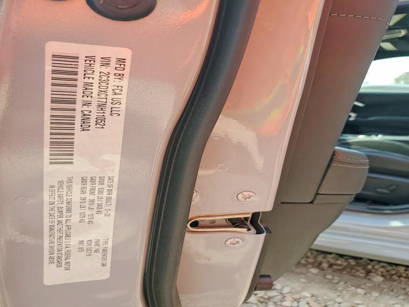 2022 Dodge Charger მანქანა იყიდება აუქციონზე, vin: 2C3CDXCT7NH110521, აუქციონის ნომერი: 47501716