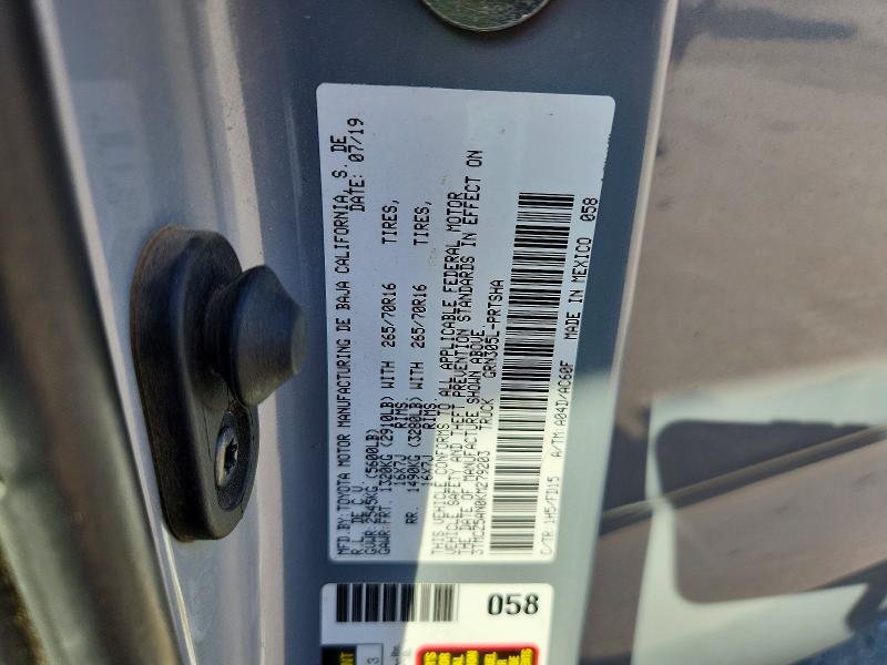 Продажа на аукционе авто 2019 Toyota Tacoma, vin: 3TMCZ5AN0KM279203, номер лота: 78845725
