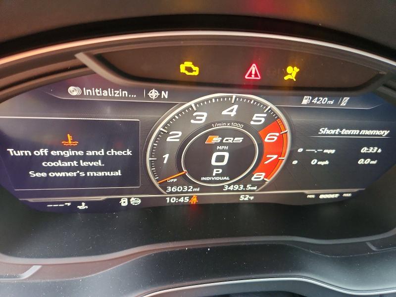 Продажа на аукционе авто 2018 Audi Sq5, vin: WA1C4AFYXJ2024746, номер лота: 41899946
