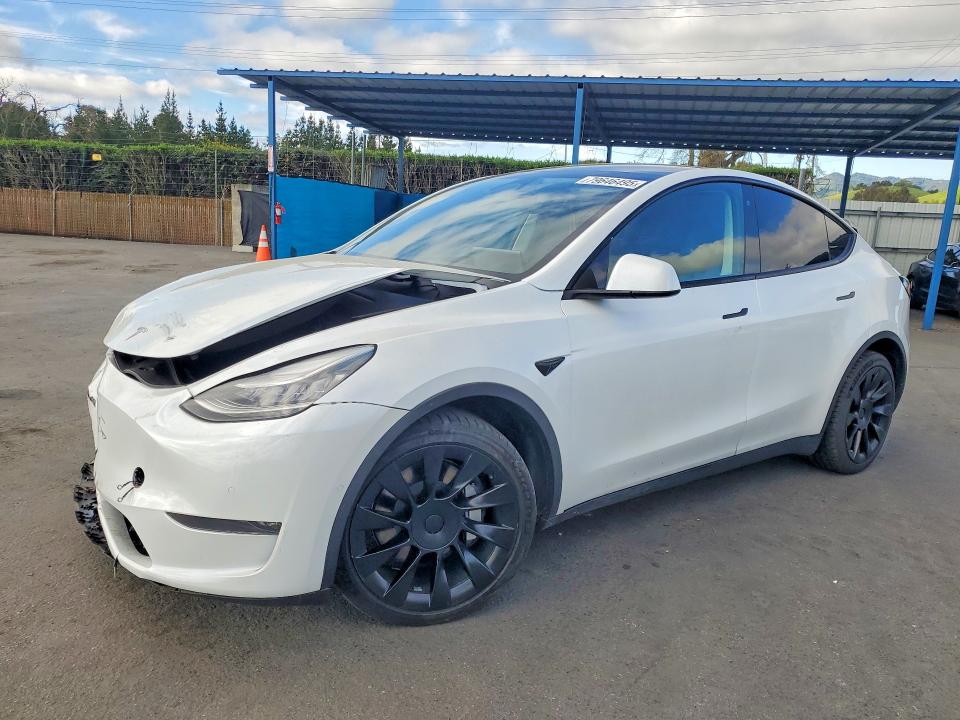 2020 Tesla Model Y მანქანა იყიდება აუქციონზე, vin: 5YJYGDEF7LF003051, აუქციონის ნომერი: 79646495