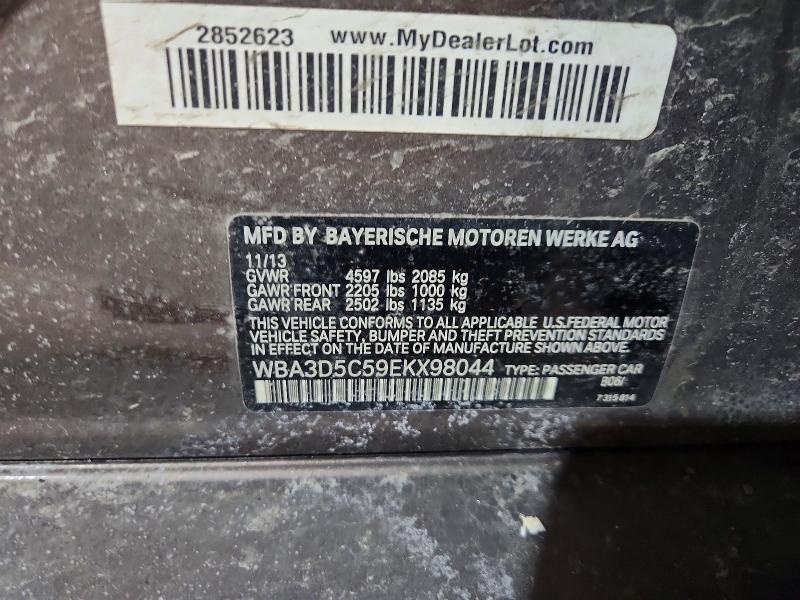 Aukcja sprzedaży 2014 Bmw 328, vin: WBA3D5C59EKX98044, numer aukcji: 46397016