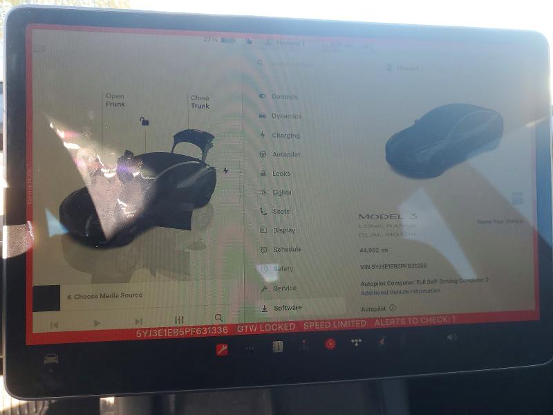 2023 Tesla Model 3 მანქანა იყიდება აუქციონზე, vin: 5YJ3E1EB5PF631336, აუქციონის ნომერი: 46862826