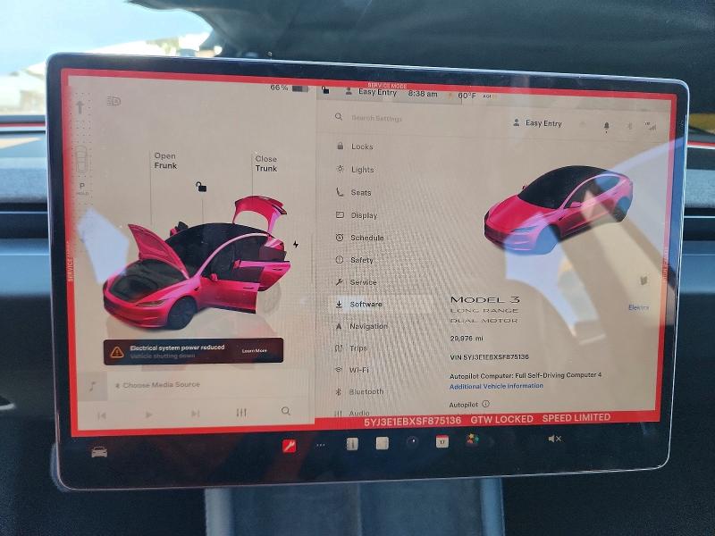 Aukcja sprzedaży 2025 Tesla Model 3, vin: 5YJ3E1EBXSF875136, numer aukcji: 46371636