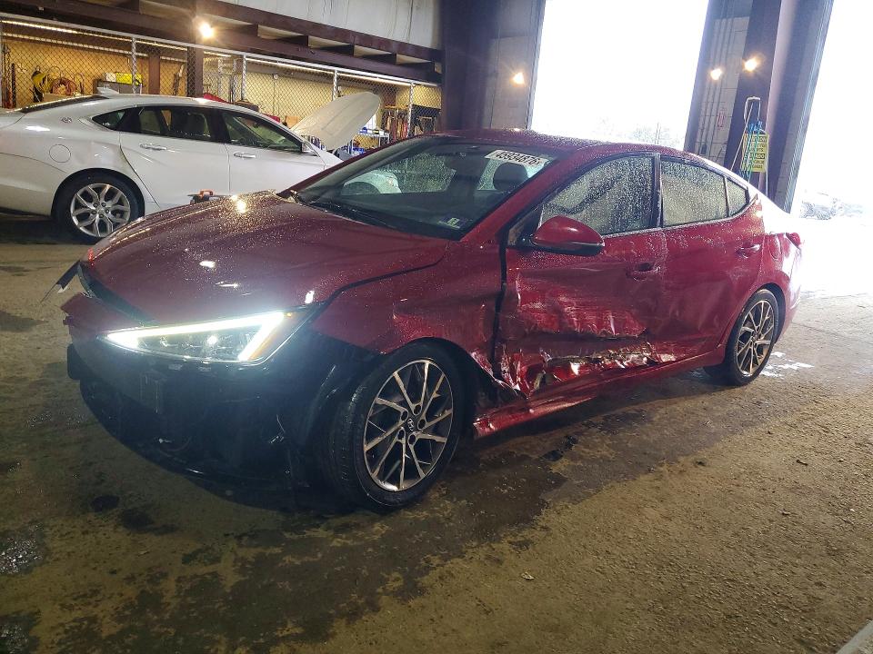 Продажа на аукционе авто 2019 Hyundai Elantra, vin: KMHD84LF1KU790224, номер лота: 45934876
