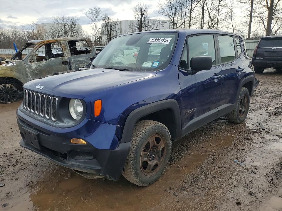 Auction sale of the 2018 Jeep Renegade, vin: ZACCJBAB5JPG72489, lot number: 45926126
