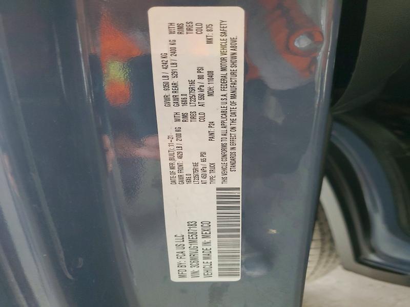 2021 Ram Promaster 3500 მანქანა იყიდება აუქციონზე, vin: 3C6MRVJG1ME587183, აუქციონის ნომერი: 77662445