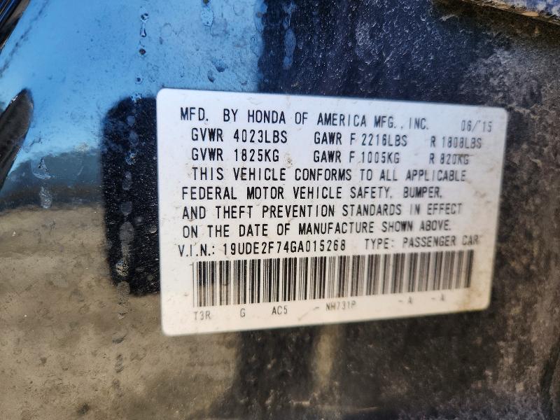 Aukcja sprzedaży 2016 Acura Ilx, vin: 19UDE2F74GA015268, numer aukcji: 79561295