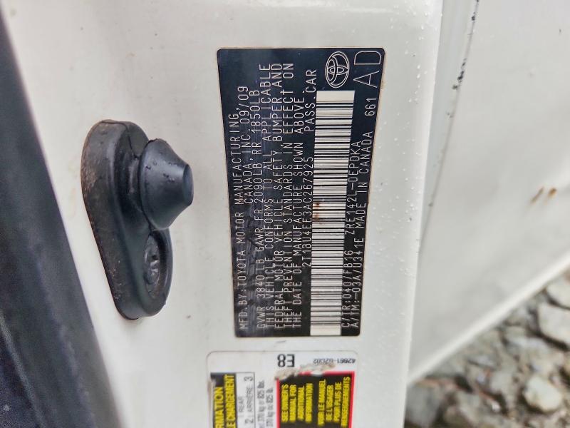 Продажа на аукционе авто 2010 Toyota Corolla, vin: 2T1BU4EE3AC267925, номер лота: 46744606
