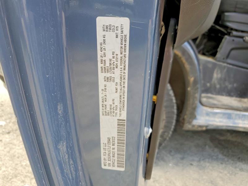 Aukcja sprzedaży 2020 Ram Promaster 3500, vin: 3C6URVJG7LE128948, numer aukcji: 54876846